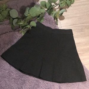 LOFT Mini Skirt in Dark Charcoal Gray!